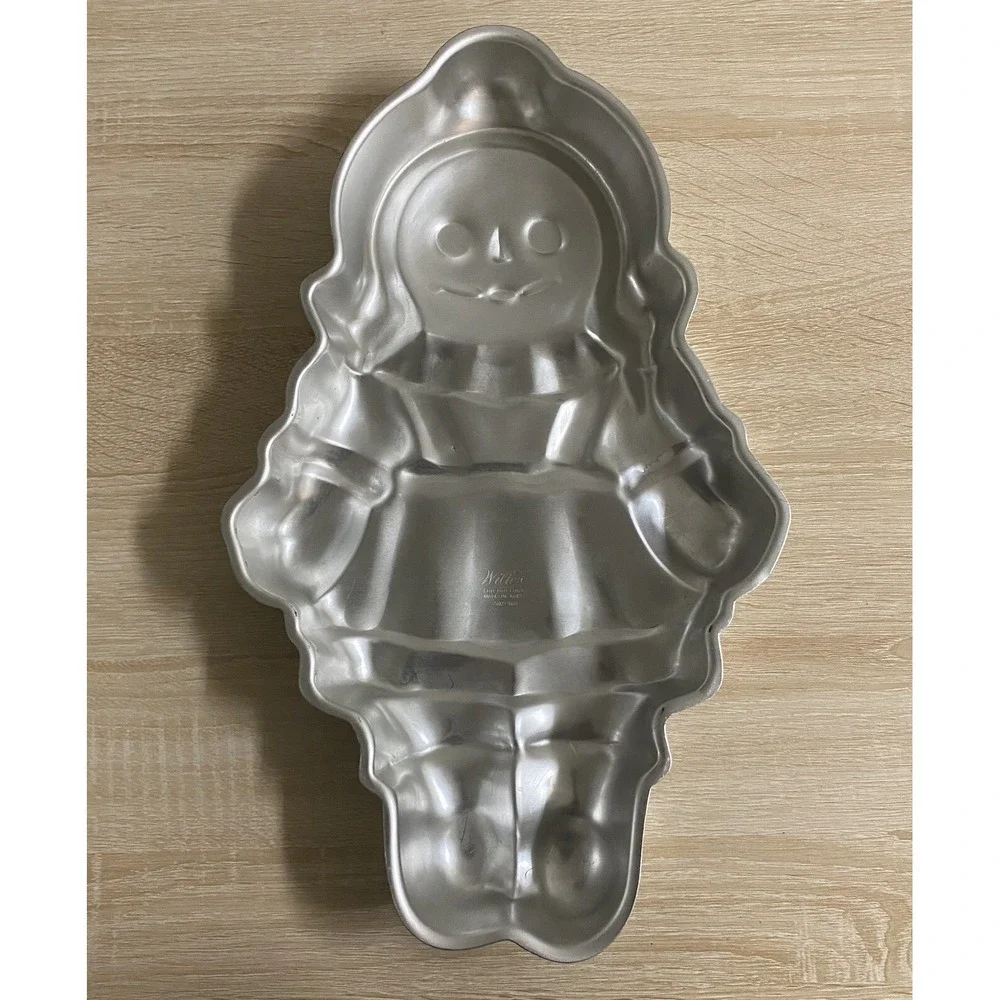 Vintage Wilton RAGGEDY ANN Cake Pan Baking Mold 1971 #502-968 Made In Korea
